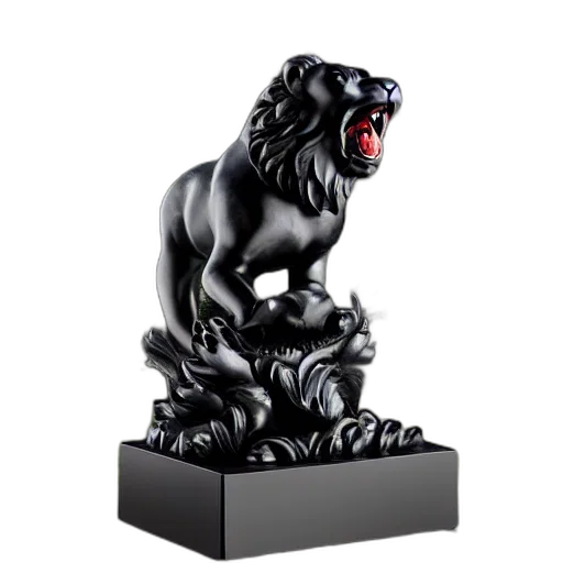 3d render, photorealistic, black, onyx transparent PNG cut-out
