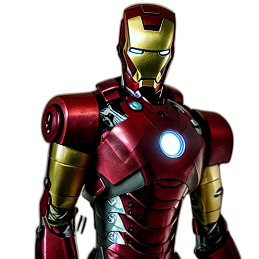robot, comic book art, concept art, 3d render, photorealistic, steampunk, iron, man transparent PNG cut-out