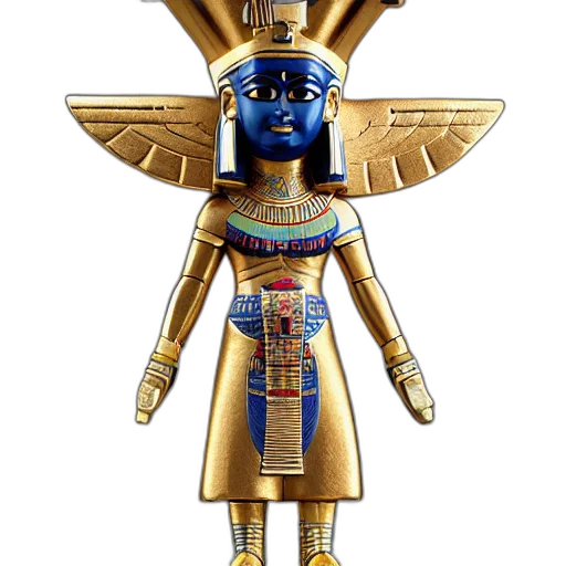 robot, jewelry, mask, staff transparent PNG cut-out