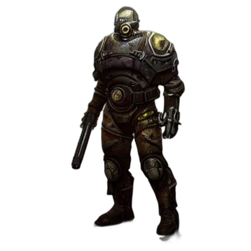 robot, staff, weapon, concept art transparent PNG cut-out