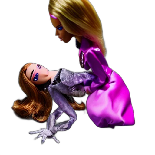 hair, dress, robot, creature transparent PNG cut-out