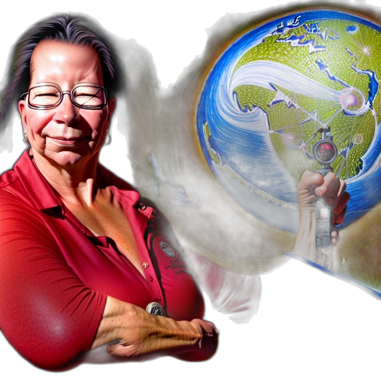 epic, portrait, slightly, muscular, indigenous, visionary, sheila, watt transparent PNG cut-out