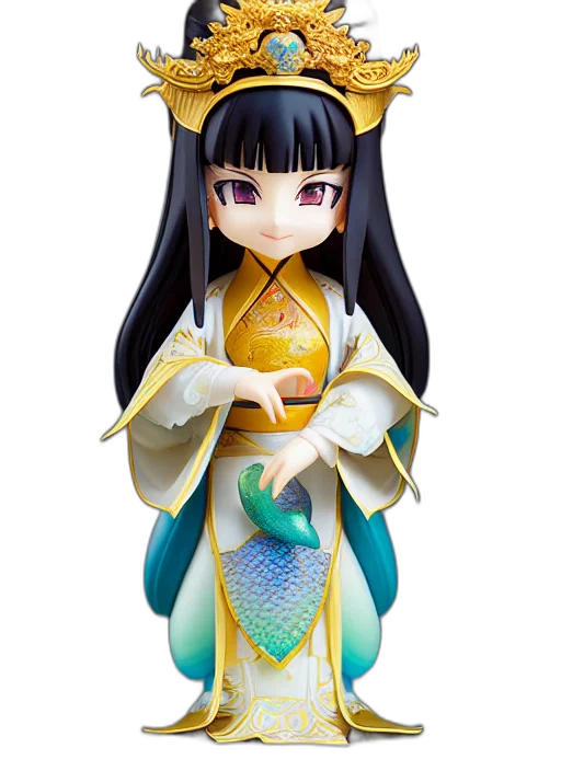 3d render, fantasy art, concept art, anime, arty, qing, dynasty, princess transparent PNG cut-out