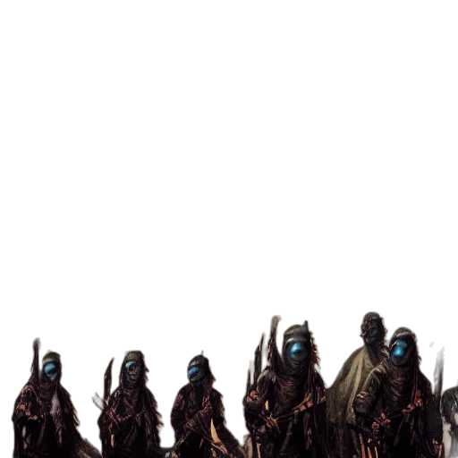 staff, mask, creature, concept art transparent PNG cut-out