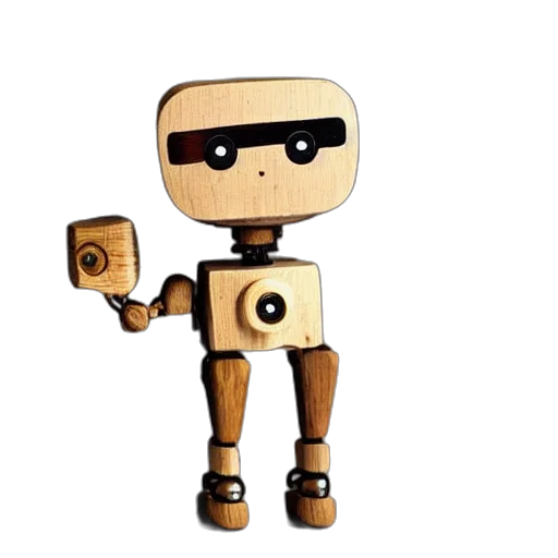 robot, staff, weapon, 3d render, pixel art, concept art, cartoon, artiste transparent PNG cut-out