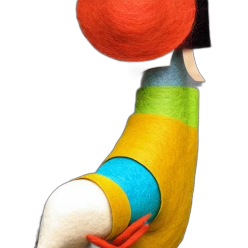 staff, hair, hat, animal, 3d render, concept art, watercolor, cartoon transparent PNG cut-out