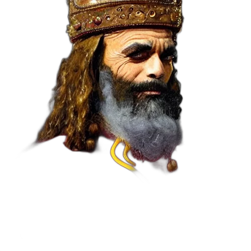 crown, face, sword, hat transparent PNG cut-out
