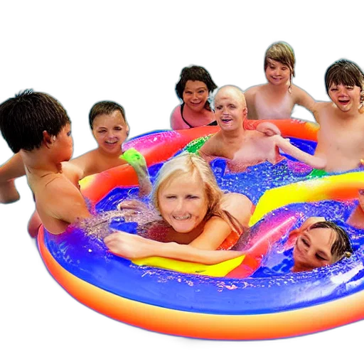 underwater, people, kiddie, pool transparent PNG cut-out
