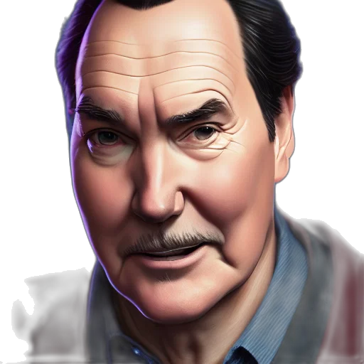face, photorealistic, concept art, 3d render transparent PNG cut-out