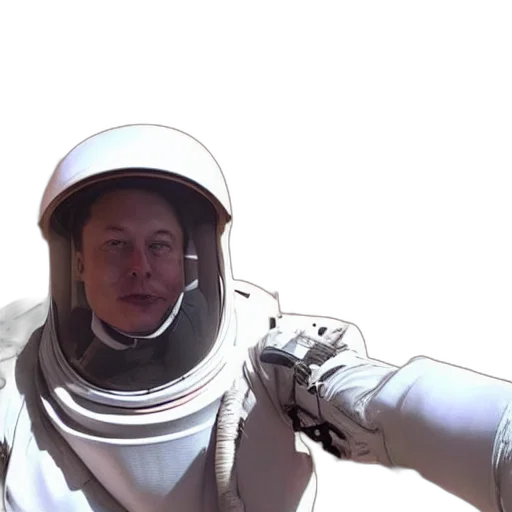 robot, concept art, outer space, elon transparent PNG cut-out