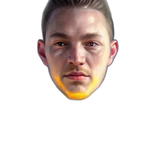 face, mask, staff, creature transparent PNG cut-out