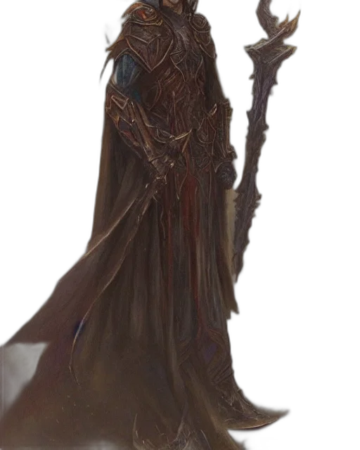 staff, dress, sword, creature transparent PNG cut-out