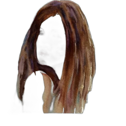 hair, mask, face, staff transparent PNG cut-out