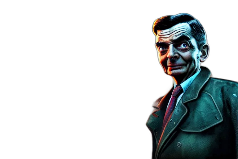 jacket, face, comic book art, concept art transparent PNG cut-out