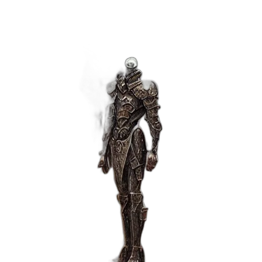 robot, sword, weapon, staff, concept art, 3d render, fantasy art, comic book art transparent PNG cut-out