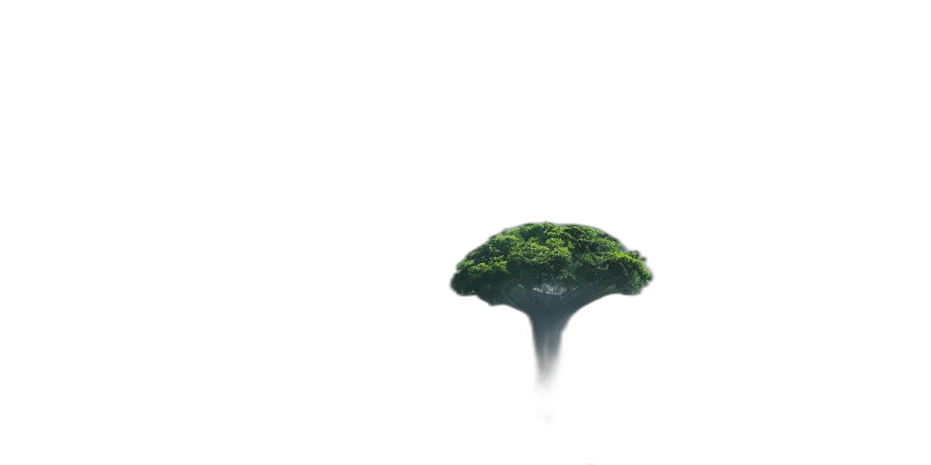 tree, umbrella, crown, hair transparent PNG cut-out