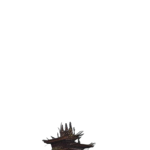 crown, dragon, staff, tree transparent PNG cut-out