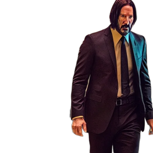 jacket, concept art, comic book art, film, still, john, wick transparent PNG cut-out