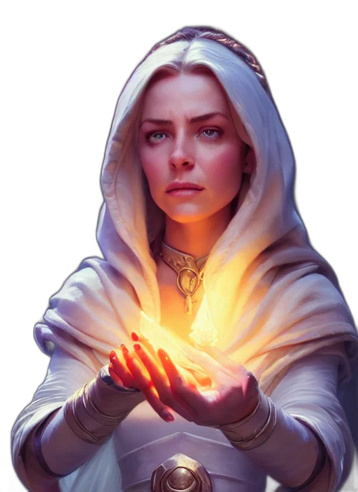jewelry, face, staff, sword, fantasy art, concept art, comic book art, photorealistic transparent PNG cut-out