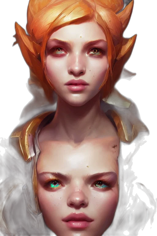 face, crown, mask, fantasy art, concept art, photorealistic, oil painting, underwater transparent PNG cut-out
