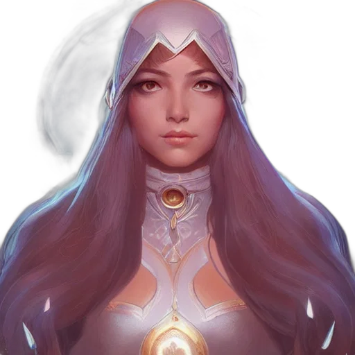 face, jewelry, crown, fantasy art, concept art, comic book art, pixel art, pastel transparent PNG cut-out