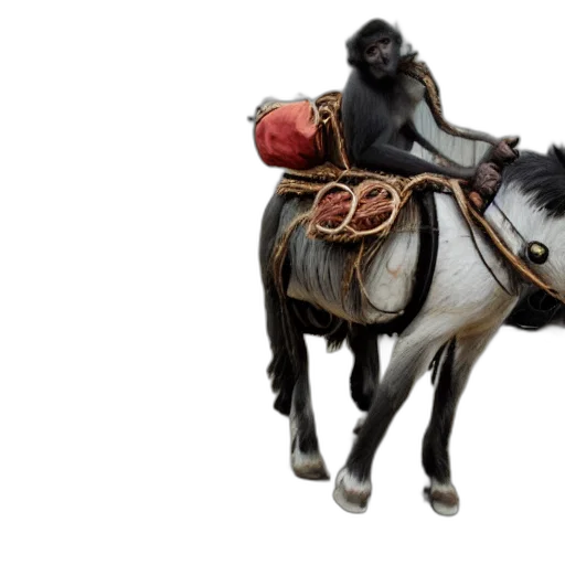 animal, concept art, photorealistic, monkey transparent PNG cut-out