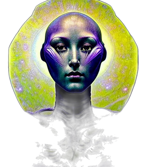 mask, face, crown, robot, concept art, fantasy art, pixel art, watercolor transparent PNG cut-out