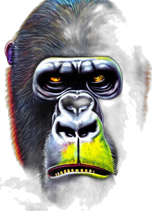 animal, face, mask, creature, photorealistic, concept art, 3d render, cartoon transparent PNG cut-out