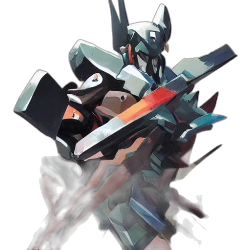 weapon, robot, sword, concept art transparent PNG cut-out