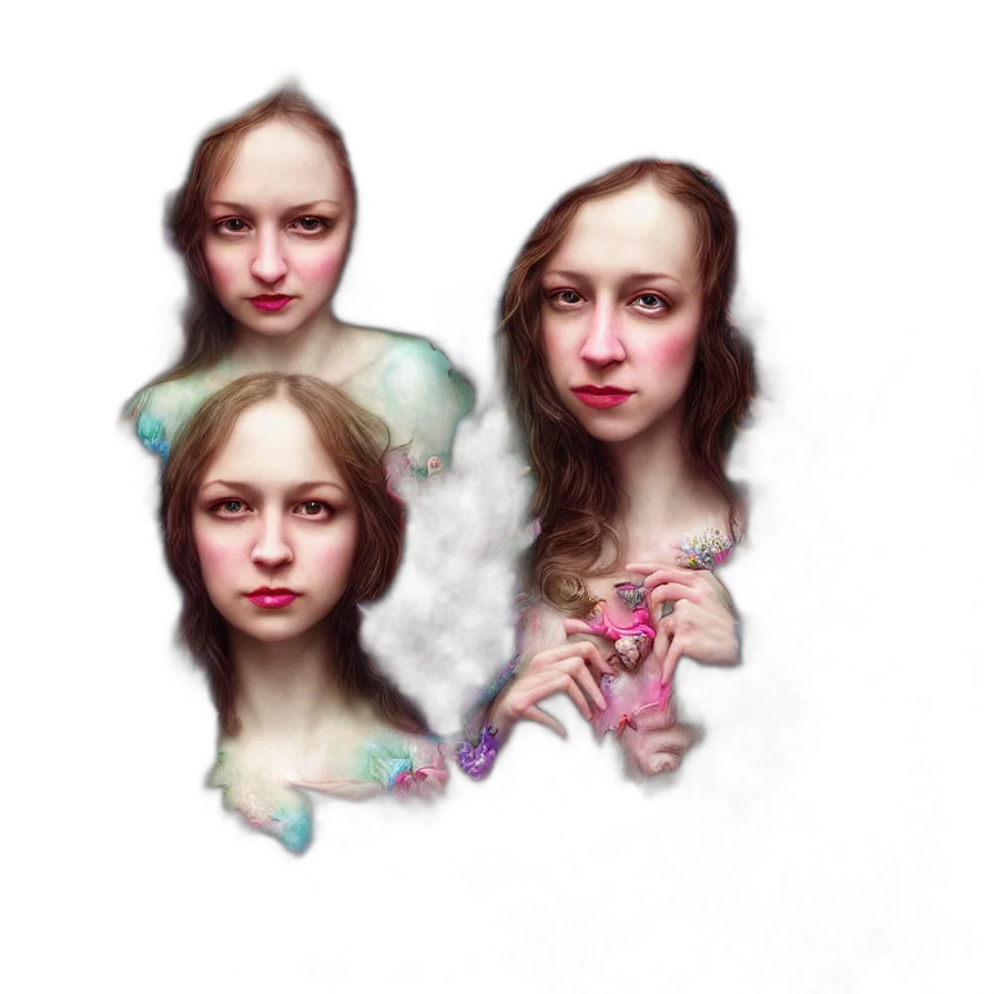 face, jewelry, mask, concept art, photorealistic, fantasy art, pixel art, pastel transparent PNG cut-out
