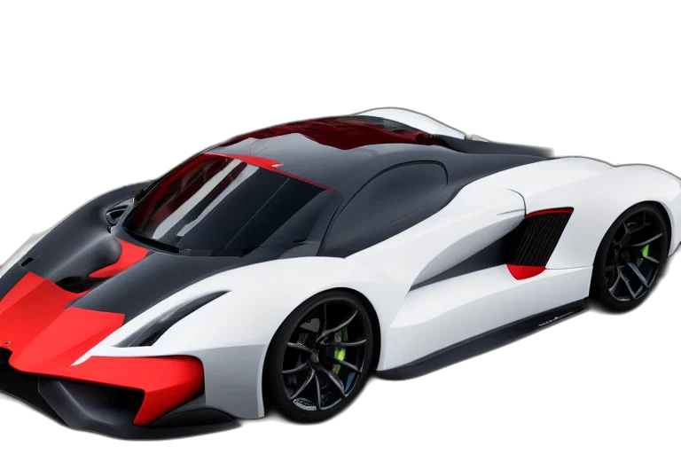 car, 3d render, concept art, photorealistic transparent PNG cut-out