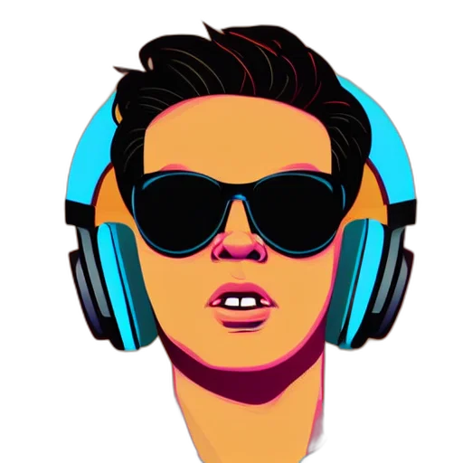 face, cartoon, pixel art, photorealistic transparent PNG cut-out