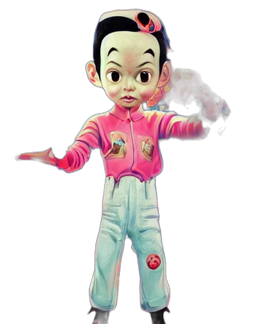 jacket, staff, concept art, comic book art transparent PNG cut-out