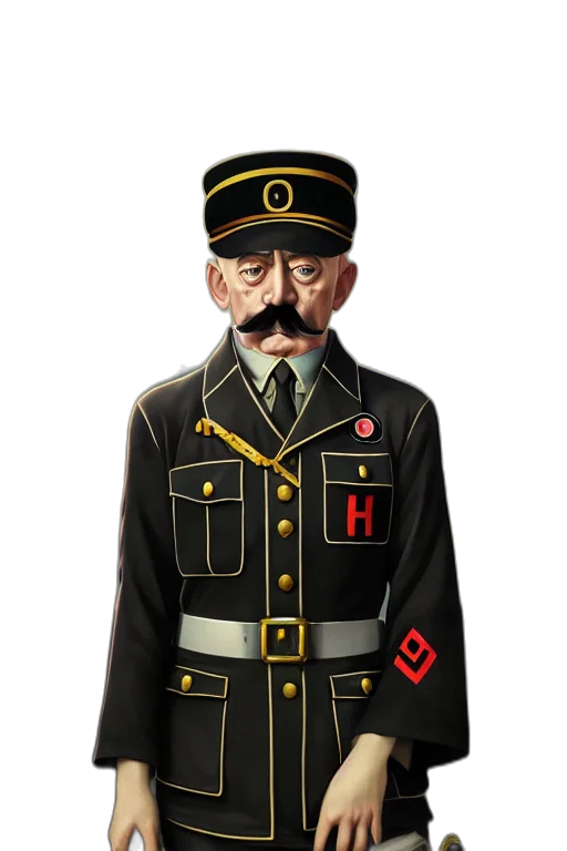 staff, hat, jacket, face transparent PNG cut-out