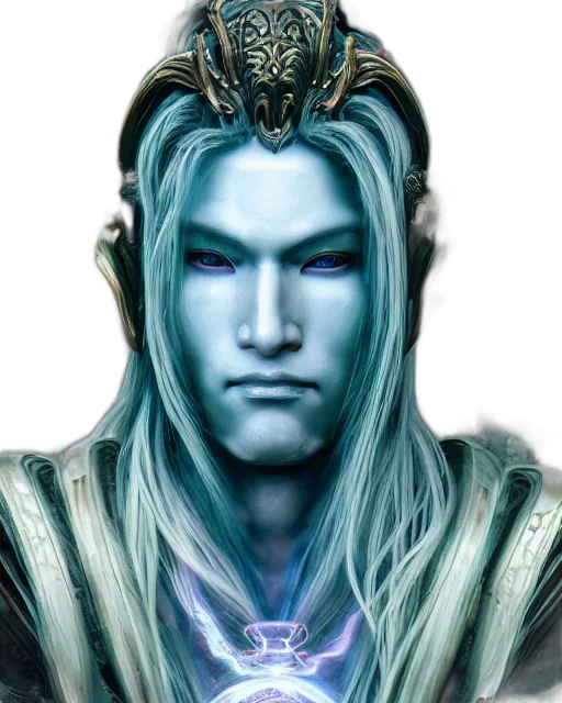 face, dragon, mask, staff transparent PNG cut-out