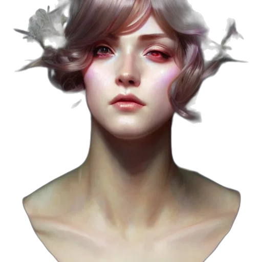 face, crown, mask, creature transparent PNG cut-out