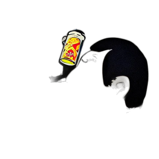 hat, food, animal, creature, concept art, cartoon, pixel art, fire transparent PNG cut-out