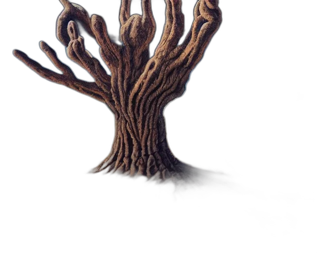 tree, hair, crown, creature transparent PNG cut-out