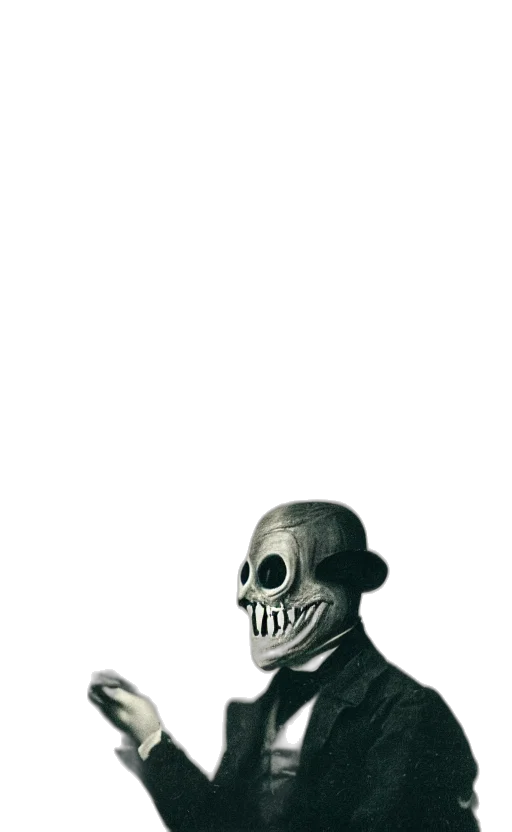 mask, robot, creature, face transparent PNG cut-out