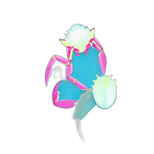 creature, robot, dragon, jacket, vaporwave, concept art, pixel art, 3d render transparent PNG cut-out