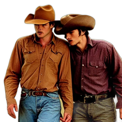 hat, romantic, scene, brokeback transparent PNG cut-out