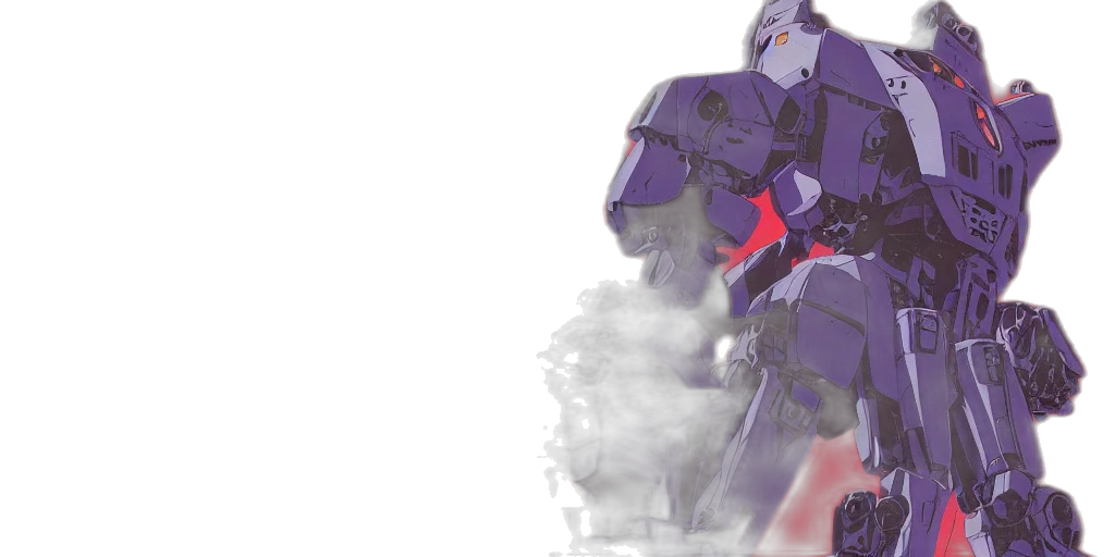 robot, weapon, concept art, 3d render transparent PNG cut-out