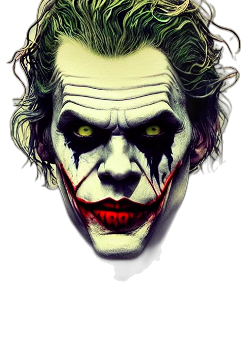 mask, face, photorealistic, comic book art, concept art, cartoon, bill, skarsgard transparent PNG cut-out