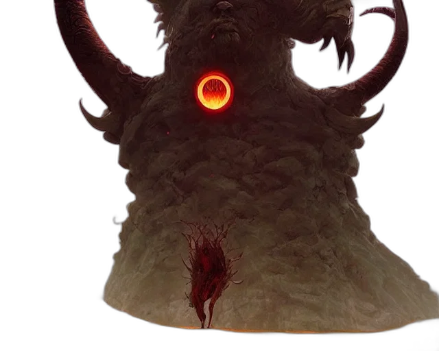creature, mask, staff, dragon transparent PNG cut-out