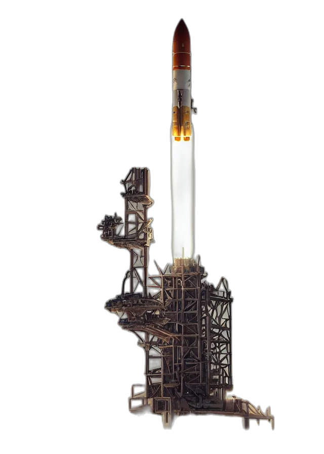weapon, staff, sword, robot, concept art, 3d render, fantasy art, outer space transparent PNG cut-out