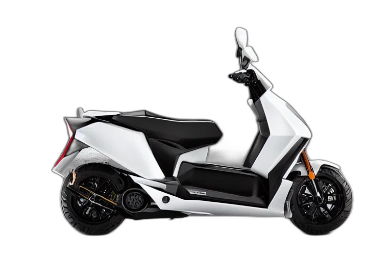 3d render, scooter, designed, produced transparent PNG cut-out