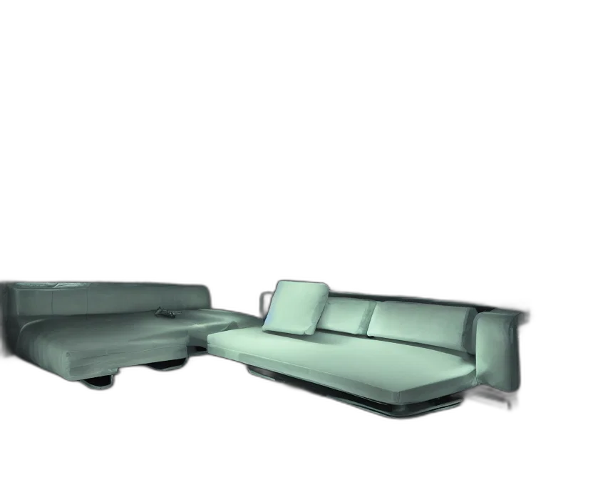 furniture, weapon, shoes, 3d render, concept art, photorealistic, vaporwave, outer space transparent PNG cut-out