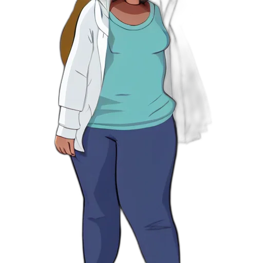 jacket, staff, concept art, cartoon transparent PNG cut-out