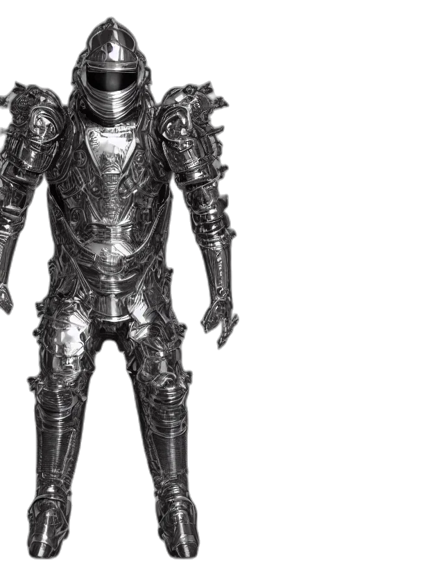 robot, concept art, 3d render, full, body, shot, digital, realistic transparent PNG cut-out