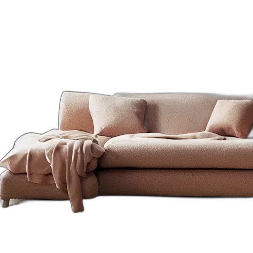 furniture, 3d render, photorealistic, earth tones transparent PNG cut-out